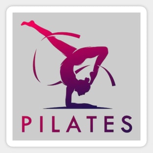 Pilates silhouette Magnet